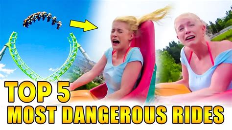 Top 5 Most Dangerous Rides In The World Dangerous Roller Coaster Ever