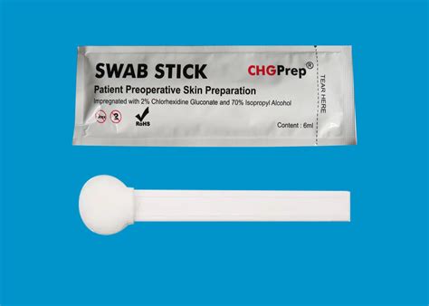 Large Prep 2 Chg Swab 70 Isopropyl Alcohol Ipa Foam Tipped Applicators