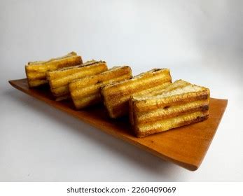 Roti Bakar Toast Bread Indonesian Street Stock Photo