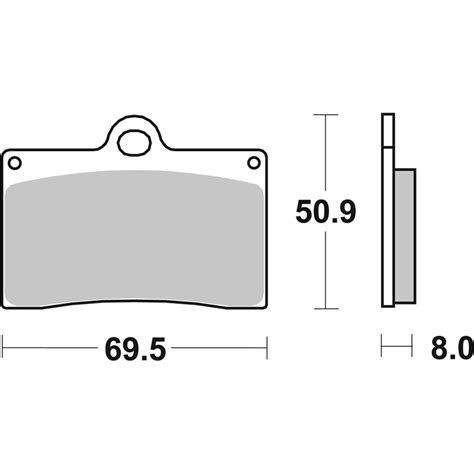 Sbs Hs Motorcycle Brake Pad