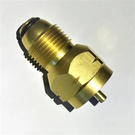 Переходник для заправки пропана Lp газ 1lb Малый Цилиндр Бак латунь ...