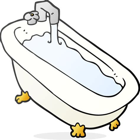 cartoon bath full of water 12297729 Vector Art at Vecteezy