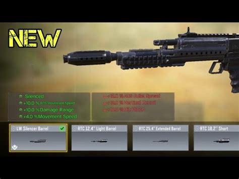 New Attachment Lw Silencer Barrel For Ul Gameplay In Cod Mobile