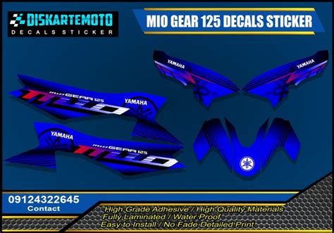 Mio Gear 125 Decals Sticker Lazada PH