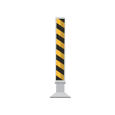 Road Traffic Sign Cone Barrier In Flat Design Png