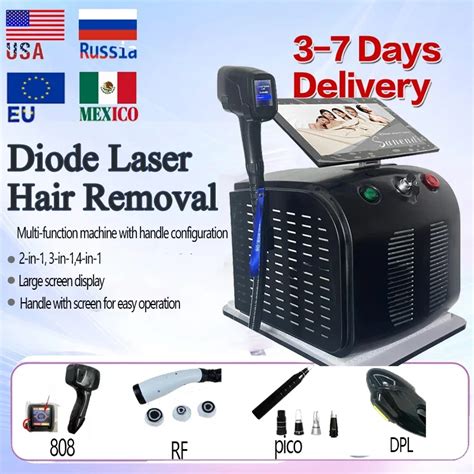 Diode Laser Hair Removal Professional Machine 808nm755nm1064nm Painless