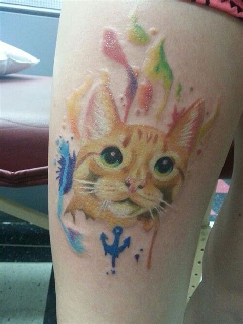 Watercolor Tattoos Thigh Ideas Flawssy