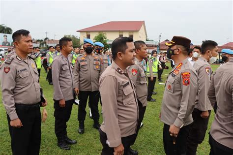 Kapolresta Deli Serdang Kombes Pol Irsan Sinuhaji Cek Sikap Tampang