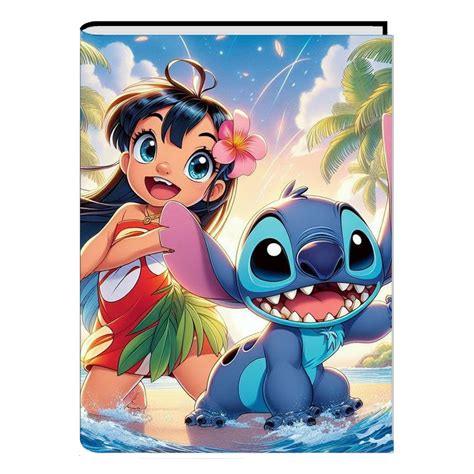 Caderno Lilo Stitch Brochura Grande Escolar Shopee Brasil