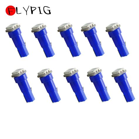 20pcs T5 1 SMD 5050 LED 74 Led Car Side Wedge T5 Instrument Panel Gauge