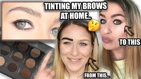 Diy Brow Tint Tinting My Eyebrows At Home Using Henna How To Get Natural And Fuller Looking