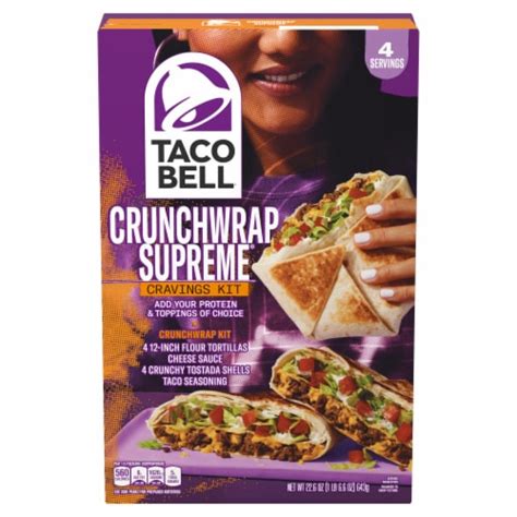 Taco Bell Crunchwrap Supreme Meal Kit 22 6 Oz Kroger