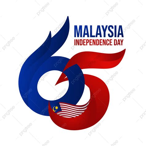 Malaysia Independance Day Vector Png Images 65th Years Malaysia Independence Day 2022 Logo