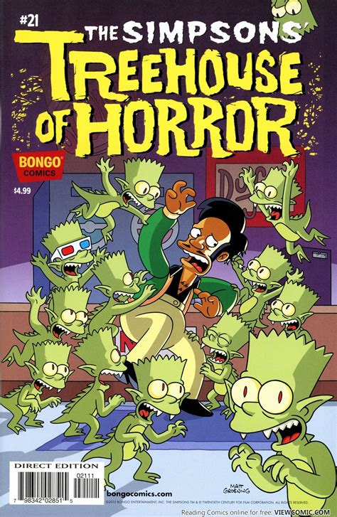 Bart Simpsons Treehouse Of Horror Read Bart Simpsons