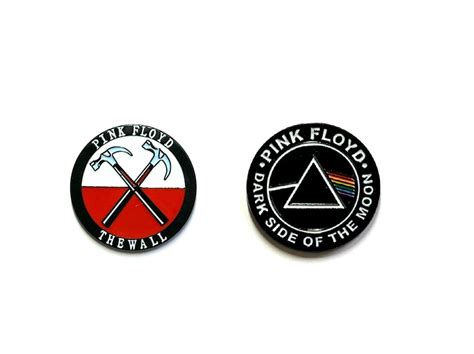 Pink Floyd The Wall Hammers And Dark Side Of The Moon Lapel Pin Set Metal