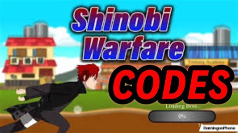 Shinobi Warfare Codes Shinobi Warfare Gift Codes Shinobi