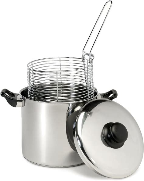 Buy Excelsteel 6 Quart Stainless Steel Stove Top Deep Fryer Online At