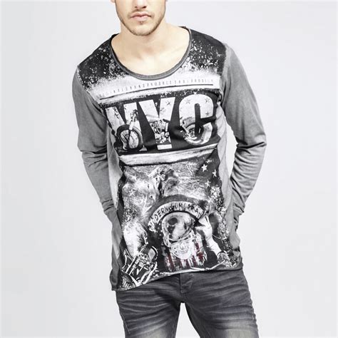 Modern Gomorrah Biker Edition Long Sleeve Shirt // Anthracite (Large
