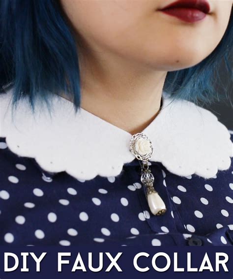 Make Diy Detachable Collars Out Of Felt Diy Fashion Accessories