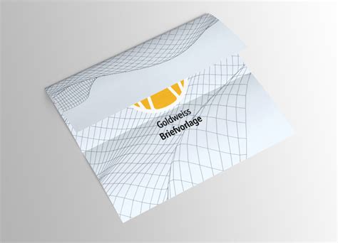 Briefvorlage Briefpapier Gestalten Agentur Goldweiss