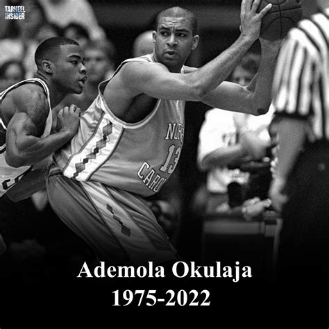 Tar Heel Insider On Twitter Former UNC F Ademola Okulaja Has Passed