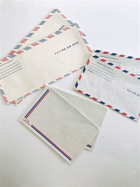 Vintage Airmail Envelopes Etsy Airmail Envelopes Etsy Envelope