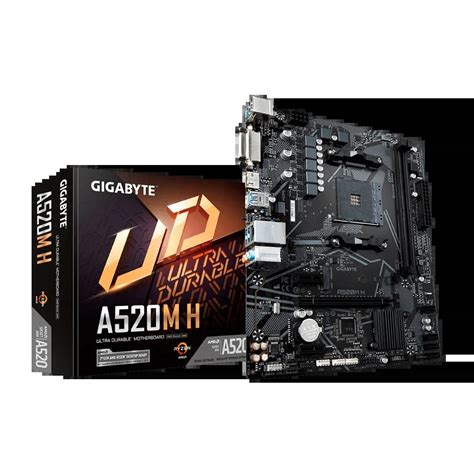 Board Gigabyte A520m H Ryzen Ddr4 Am4 Reset Store