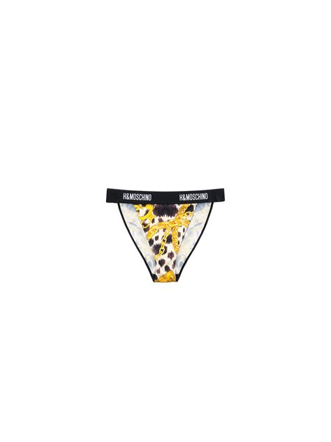 H M X Moschino Microfiber Bikini Briefs