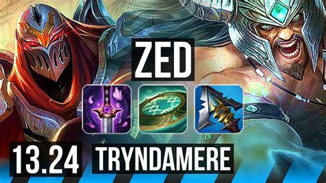 ZED Vs TRYNDA MID Comeback 1700 Games 7 Solo Kills 15 4 7