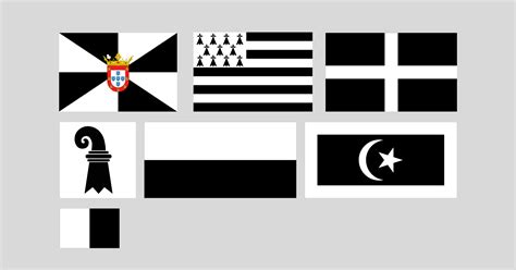 Black and White Flag: +20 Flags Explained - Eggradients.com