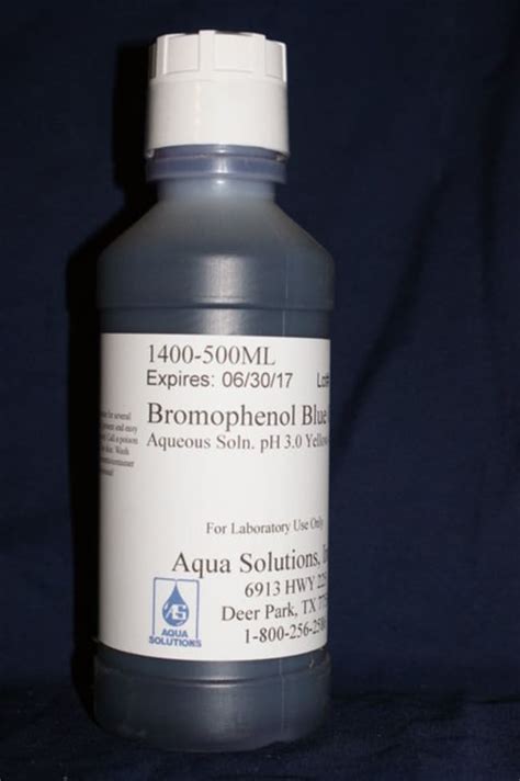 Aqua Solutions BROMO PHENOL BLUE 0 04 500ML Quantity Each Of 1