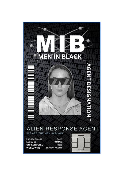 Free Printable Mib Badge Template - FREE Printable A-Z