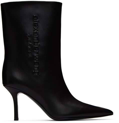 Black Delphine Boots By Alexander Wang On Sale