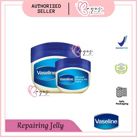 Jual Vaseline Repairing Petroleum Jelly Original Kulit Kering Pure