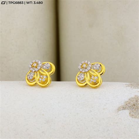 22k Yellow Gold Earrings