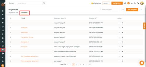 Template Preview Feature In The Esignature Module Insuredmine Crm