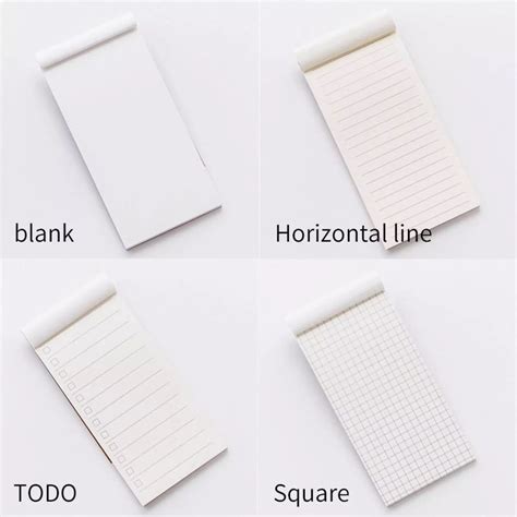 List Portable Checklist Creative Notebook Pocket Kraft Paper Memo Pad