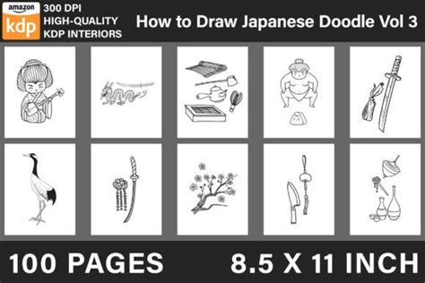 How To Draw Japanese Doodle Vol 3 Graphic By Breakingdots · Creative