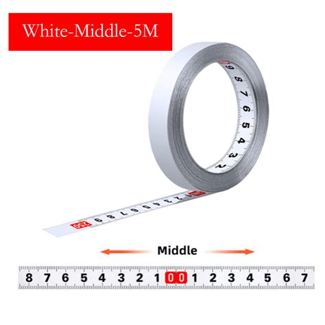 Adhesive Tape Measure Stainless Steel Workbench Ruler With Adhesive