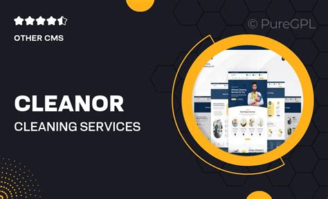 Cleanor Cleaning Services Elementor Template Kit