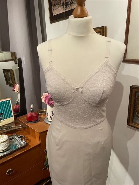 Vintage St Michaels Nylon Lingerie Full Slip B Gem