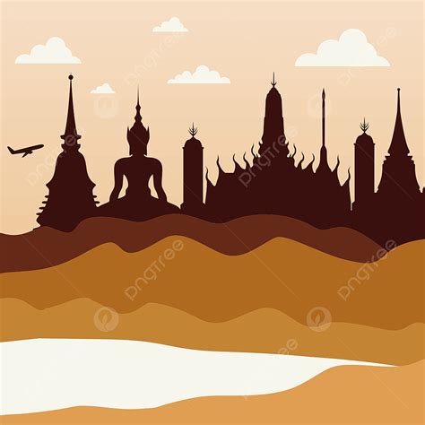 Thailand Landscape PNG Image, Thailand Landscape Vector Image, Thailand, Travel, Thai PNG Image ...