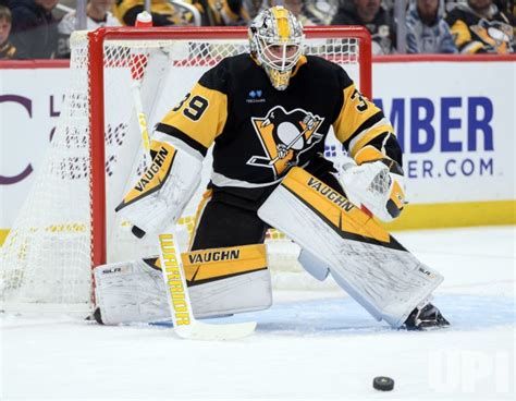 Photo: Pens Goalie Alex Nedeljkovic Records 3-0 Shutout Against Vegas ...