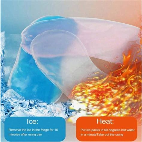 Pc Ice Bag Eye Mask For Hot Or Cold Therapy Cool Compress And Resealable Beauty Cooling Eye