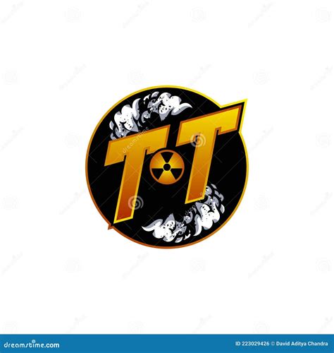 TT Logo Monogram ESport Gaming with Gas Shape Design Stock Vector - Illustration of icon ...