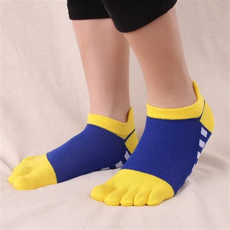 5 Pairs Mens Cotton Toe Sock Five Finger Socks Breathable Casual Ankle Socksmens Socks