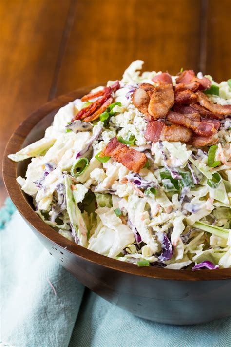 Blue Cheese Bacon Coleslaw