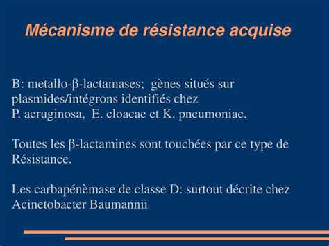 PPT Spectre et place des carbapénèmes dans le traitement des