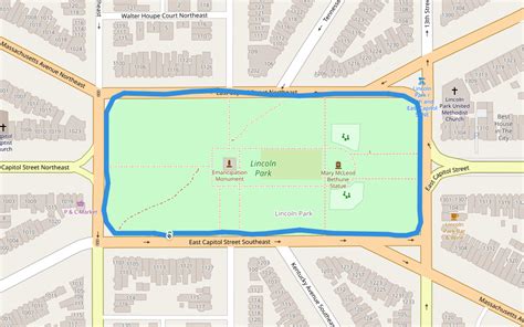 Lincoln Park Dc Map - Emilia Natividad