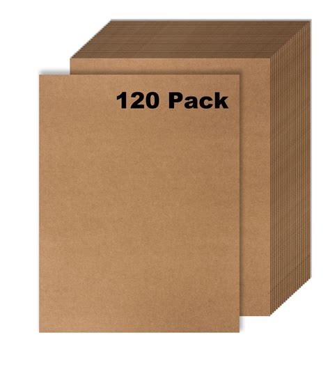 120 Pack Kraft Paper Brown Stationery Paper Brown Craft Paper For Arts And Craft Drawing D